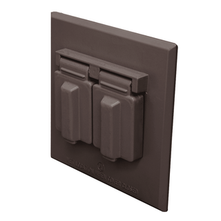 WI FC281BZ - 2 Gang 2x Single Receptacle Cover